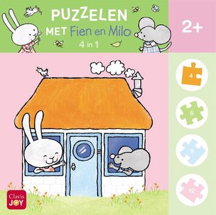 Puzzelen met Fien en Milo. 4-in-1-puzzel