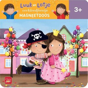Magneetdoos Luuk en Lotje verkleedfeestje