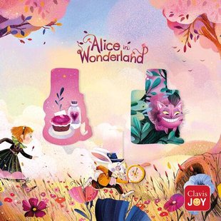 Magnetische boekenleggers Alice in Wonderland