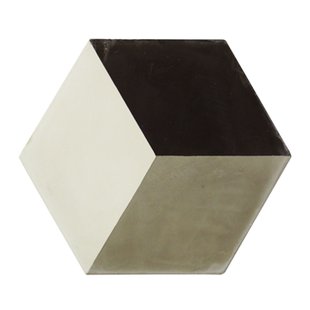 Cementtegel Kashba Hexagone - Betonlook - Grijs - 17x17cm - 0,25m²