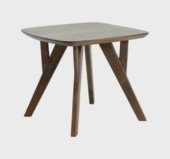 Light & Living Bijzettafel 'Quenza' Acaciahout, 50 x 50cm