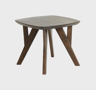 Light & Living Bijzettafel 'Quenza' Acaciahout, 44 x 44cm