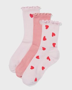 HEMA Cadeauset sokken hartjes - 3 paar