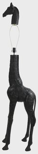Light & Living Vloerlamp 'Giraffe' 184cm, kleur Zwart (excl. kap)