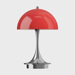Louis Poulsen Panthella 160 Portable v3 tafellamp Original Opal Red