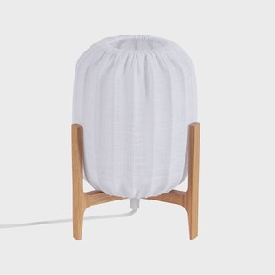 Watt & Veke Prisma tafellamp Oak-White, Mini Ø16x24,3 cm