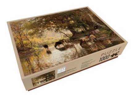 Puzzel 1.000 st Rustende koeienhoeder