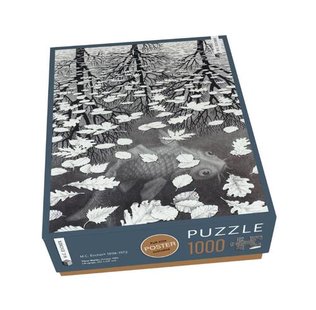 Puzzel 1.000 st Three Worlds M.C. Escher