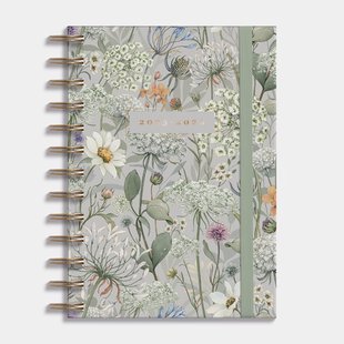 Agenda Spiraal Medium D4 25/26 Weidebloemen