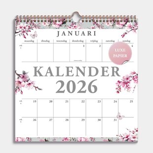 Jaarkalender Kersenbloesem 2026