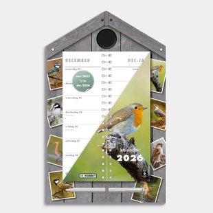 Luxe Omslagkalender Vogels 2026