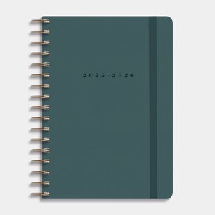 Agenda Luxe D1 25/26 Suedelook Pretolblauw