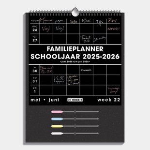 Fam. Plan. Markers D1 25/26 Zwart