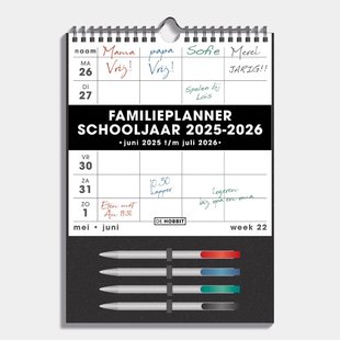 Fam. Plan. Markers D3 25/26 Zwart/Wit