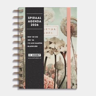 Ringband Agenda 2026 Medium Veldbloemen