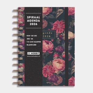 Ringband Agenda 2026 Medium Klassieke Rozen