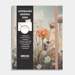 Afsprakenagenda 2026 A5+ Veldbloemen