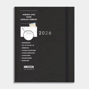 Afsprakenagenda 2026 A5+ Lederlook