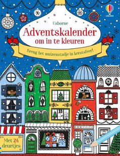 Adventskalender om in te kleuren