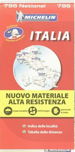 Michelin Wegenkaart 796 Italië Scheurvast