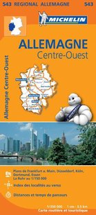 Michelin Wegenkaart 543 Duitsland Midden-West