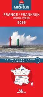 Michelin Wegenkaart 722 Frankrijk 2-zijdig 2026