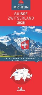 Michelin Wegenkaart 729 Zwitserland 2026