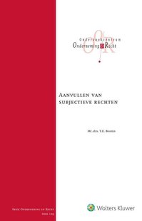 Aanvullen van subjectieve rechten