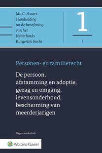 De persoon, afstamming en adoptie, gezag en omgang, levensonderhoud