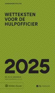 Zakboek wetteksten voor de hulpofficier 2025