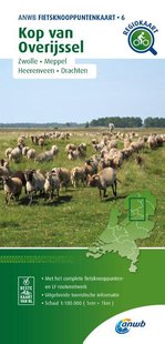 Fietsknooppuntenkaart Kop Overijssel 1:100.000