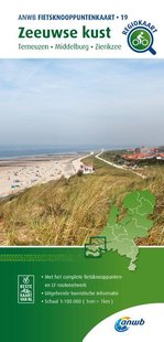 Fietsknooppuntenkaart Zeeuwse kust 1:100.000