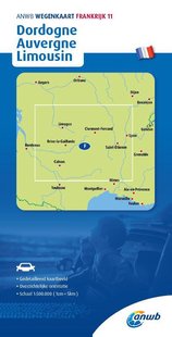 ANWB Wegenkaart Frankrijk 11. Dordogne/Auvergne/Limousin