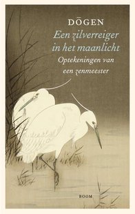 Een zilverreiger in het maanlicht