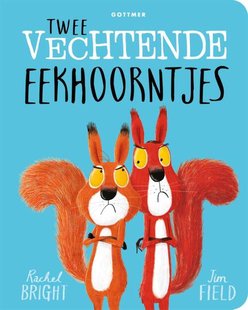 Twee vechtende eekhoorntjes