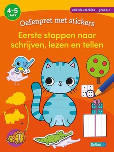 Oefenpret met stickers - Eerste stappen naar schrijven, lezen en tellen