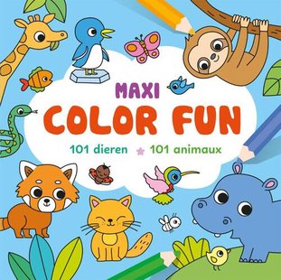 Maxi Color Fun – 101 dieren / Maxi Color Fun – 101 animaux