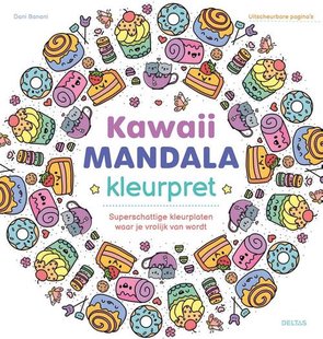 Kawaii Mandala kleurpret