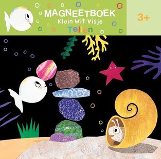 Magneetboek Klein wit visje.