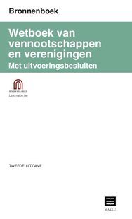 Bronnenboek Wetboek vennootschappen en verenigingen met uitvoeringsbesluiten