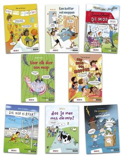 Pakket Toneellezen Moppen groep 3 en 4 (8 titels)