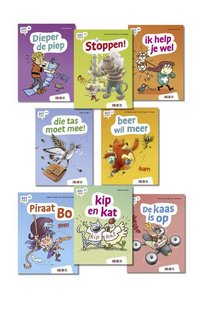 Pakket AVI strips groep 3 en 4 (8 titels)