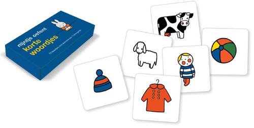 Nijntje Oefent Korte Woordjes - Oefenkaartjes