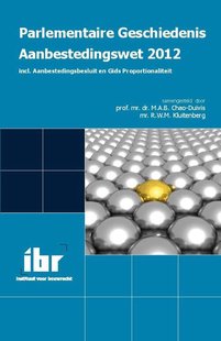 Parlementaire geschiedenis aanbestedingswet