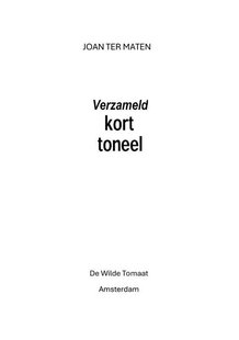 Verzameld kort toneel