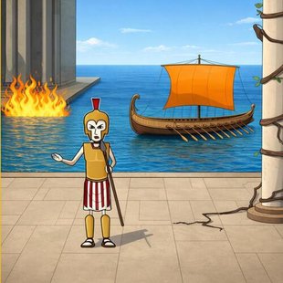 Klassiek Grieks leren met stripjes II