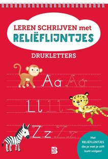 Leren schrijven met reliëflijntjes: Drukletters