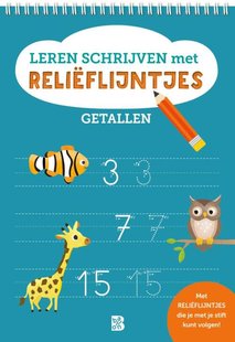 Leren schrijven met reliëflijntjes: Getallen