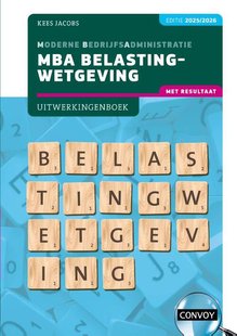 MBA Belastingwetgeving met resultaat