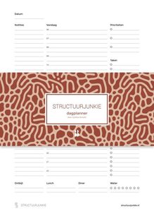 De Structuurjunkie Dagplanner